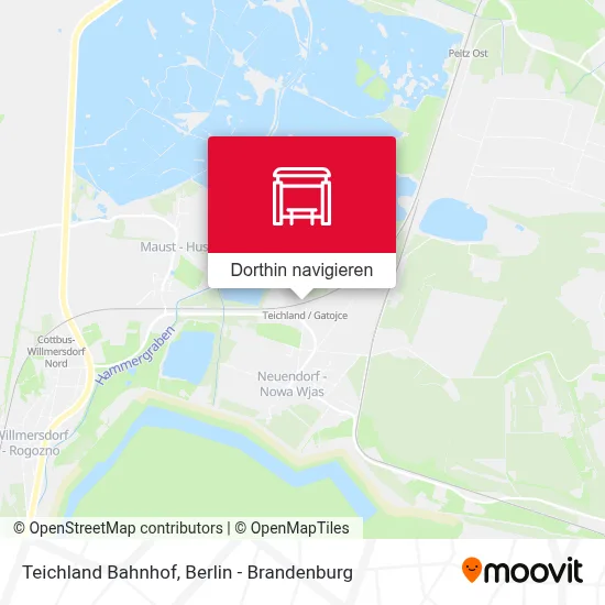 Teichland Bahnhof Karte