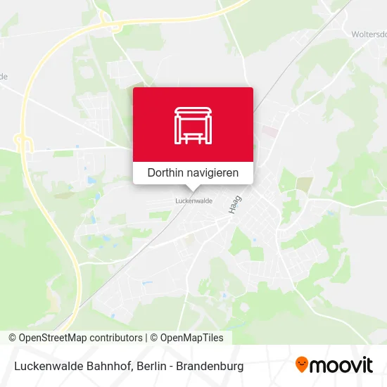 Luckenwalde Bahnhof Karte