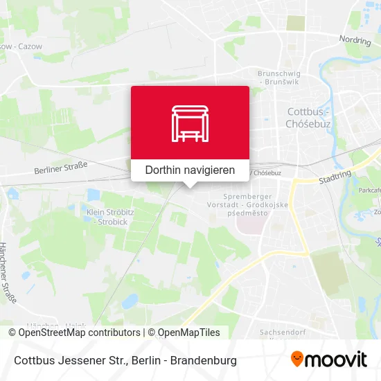 Cottbus Jessener Str. Karte