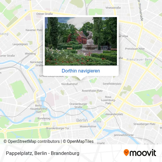Pappelplatz Karte