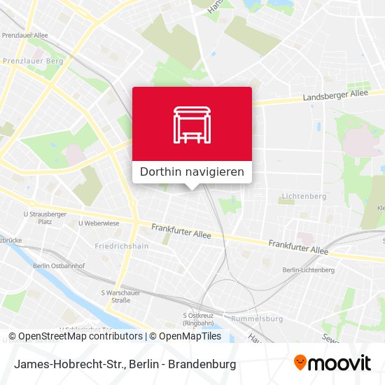 James-Hobrecht-Str. Karte