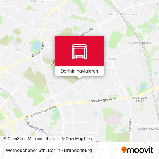 Werneuchener Str. Karte