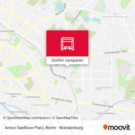 Anton-Saefkow-Platz Karte