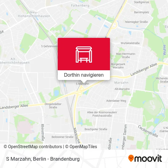 S Marzahn Karte