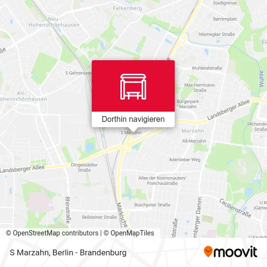 S Marzahn Karte