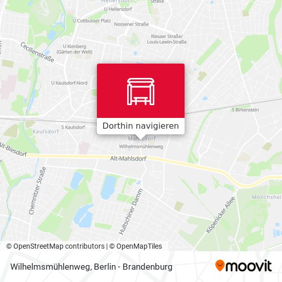 Wilhelmsmühlenweg Karte