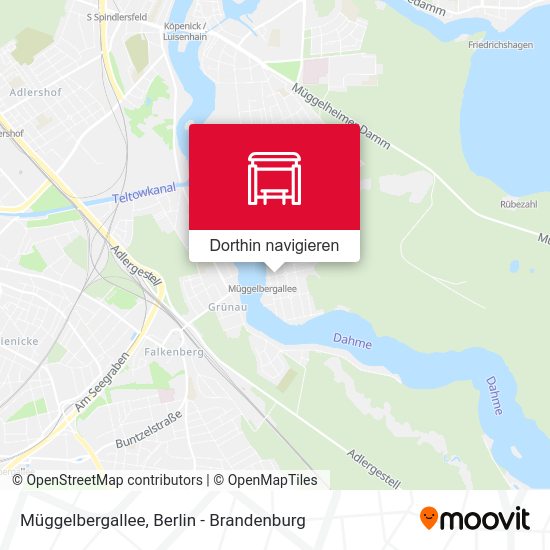 Müggelbergallee Karte