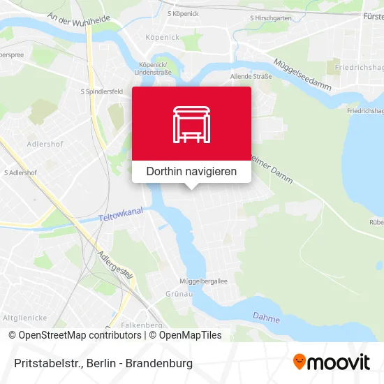 Pritstabelstr. Karte