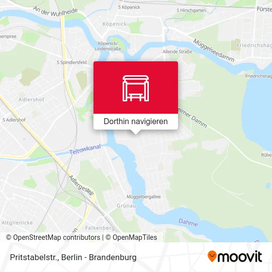 Pritstabelstr. Karte