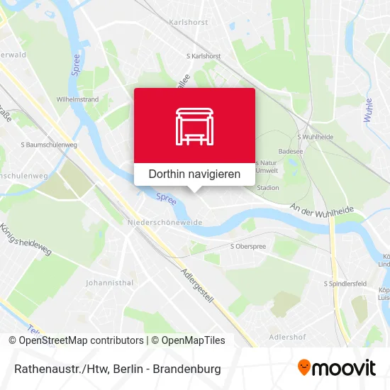 Rathenaustr./Htw Karte