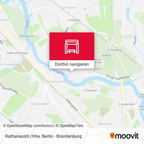 Rathenaustr./Htw Karte