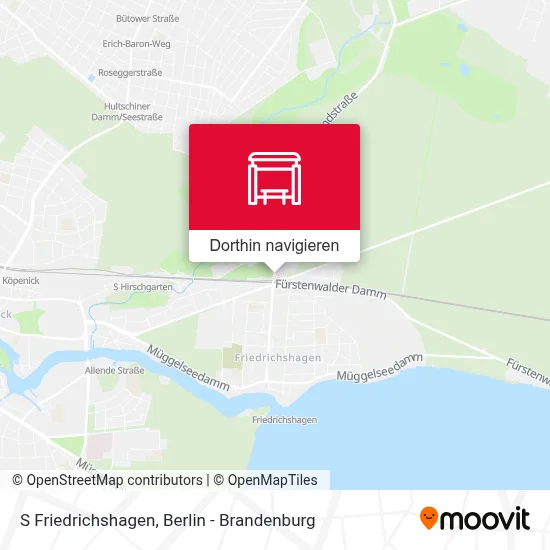 S Friedrichshagen Karte
