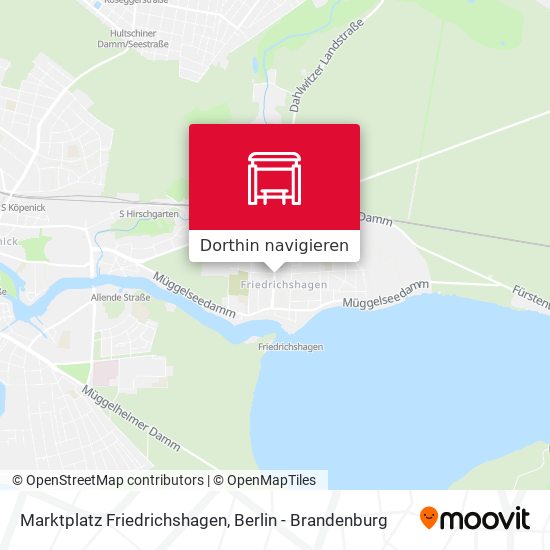 Marktplatz Friedrichshagen Karte