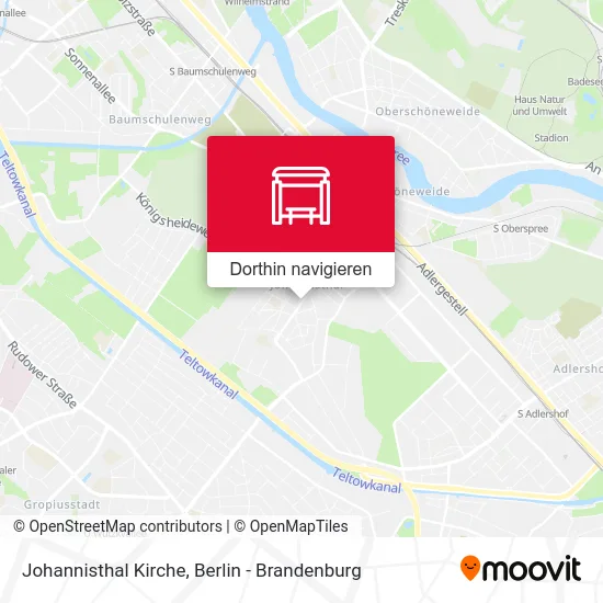 Johannisthal Kirche Karte