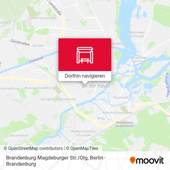 Brandenburg Magdeburger Str. / Olg Karte