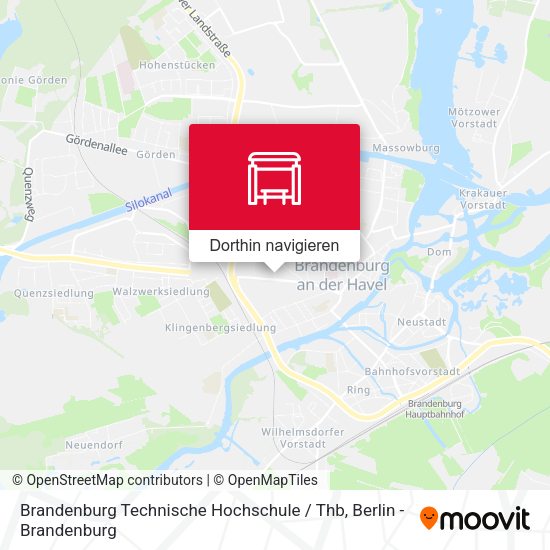 Brandenburg Technische Hochschule / Thb Karte