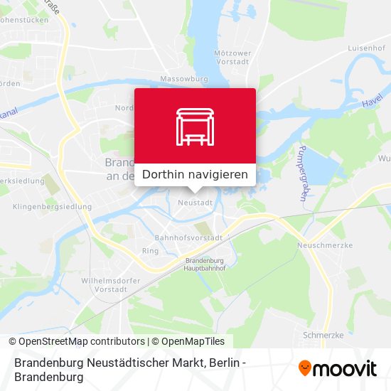 Brandenburg Neustädtischer Markt Karte