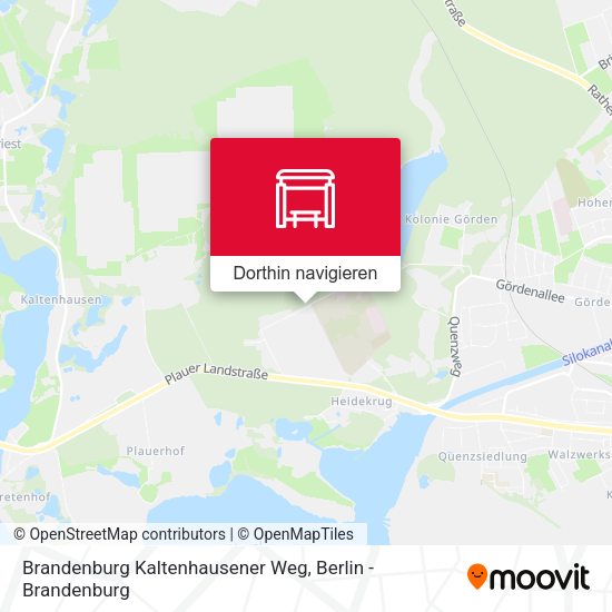 Brandenburg Kaltenhausener Weg Karte