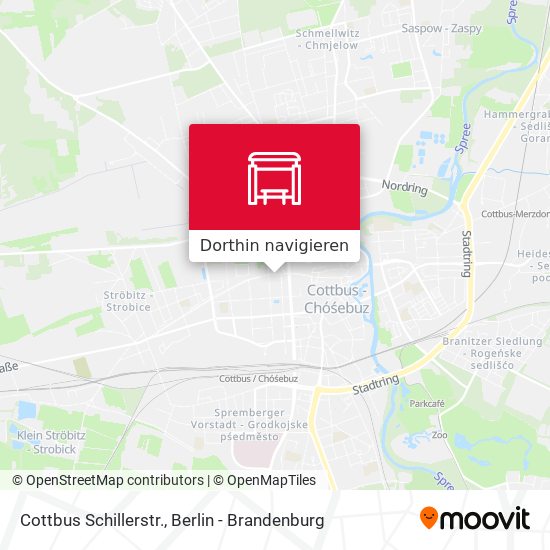 Cottbus Schillerstr. Karte