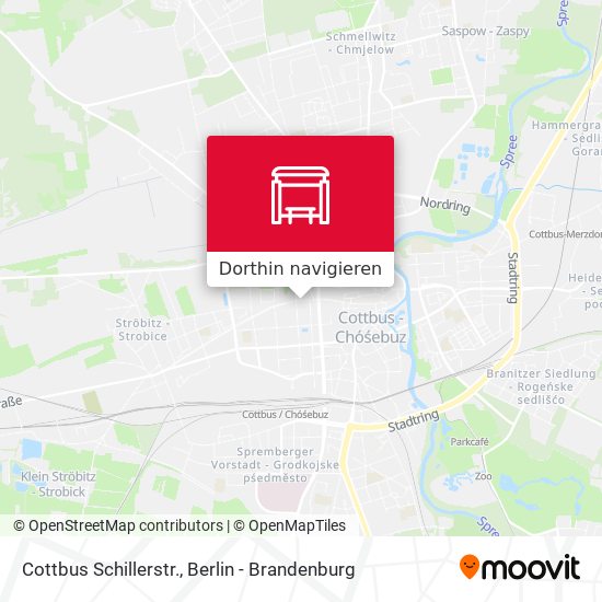 Cottbus Schillerstr. Karte