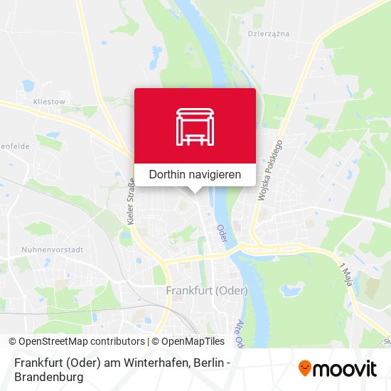 Frankfurt (Oder) am Winterhafen Karte