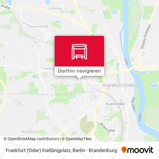 Frankfurt (Oder) Kießlingplatz Karte