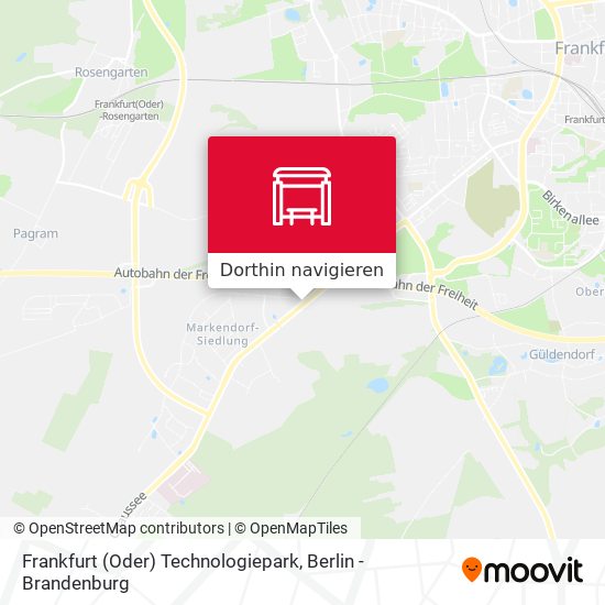 Frankfurt (Oder) Technologiepark Karte