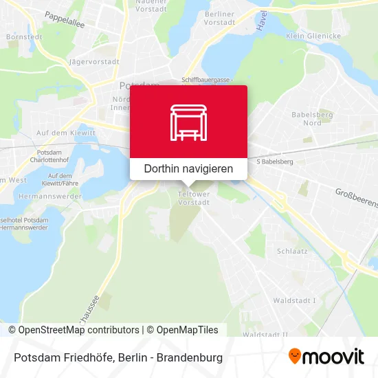 Potsdam Friedhöfe Karte