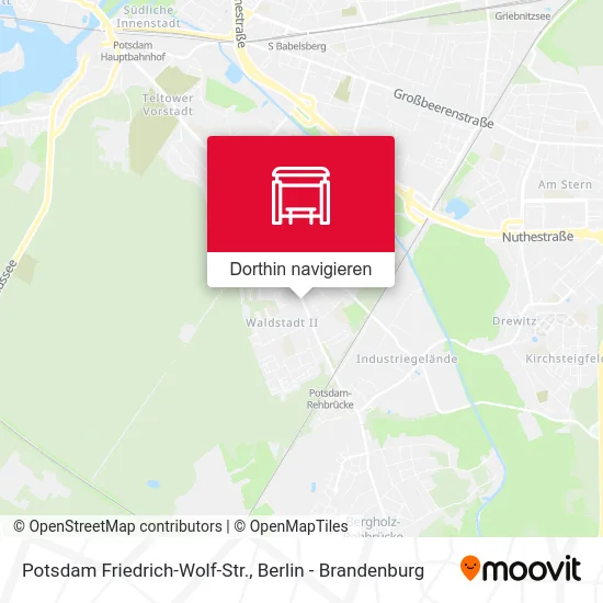 Potsdam Friedrich-Wolf-Str. Karte