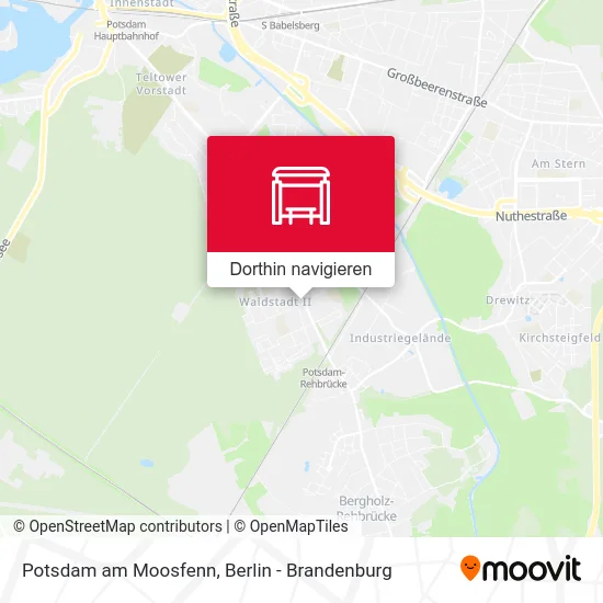 Potsdam am Moosfenn Karte