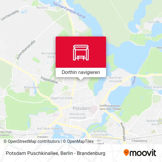 Potsdam Puschkinallee Karte