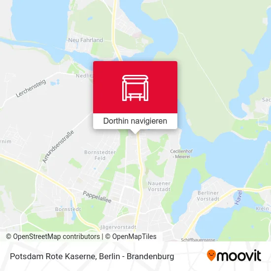 Potsdam Rote Kaserne Karte