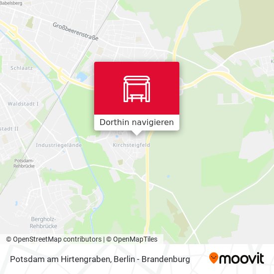 Potsdam am Hirtengraben Karte