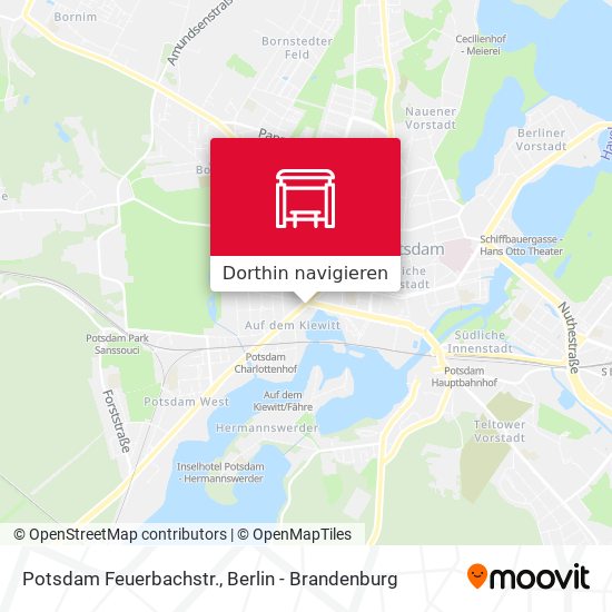 Potsdam Feuerbachstr. Karte