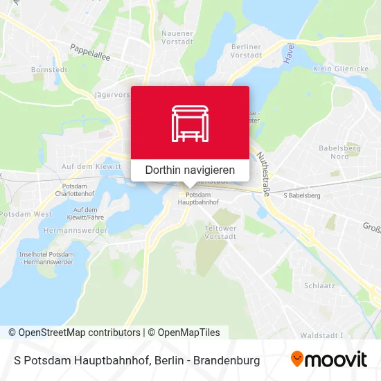 S Potsdam Hauptbahnhof Karte
