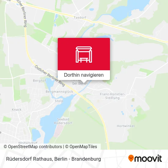 Rüdersdorf Rathaus Karte