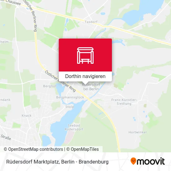 Rüdersdorf Marktplatz Karte