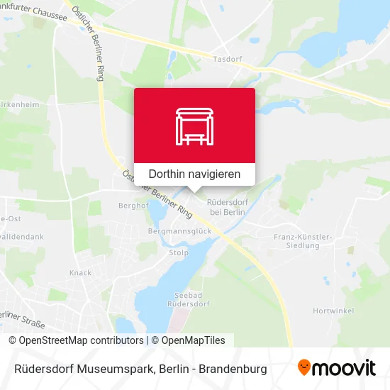 Rüdersdorf Museumspark Karte
