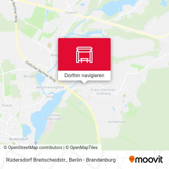 Rüdersdorf Breitscheidstr. Karte