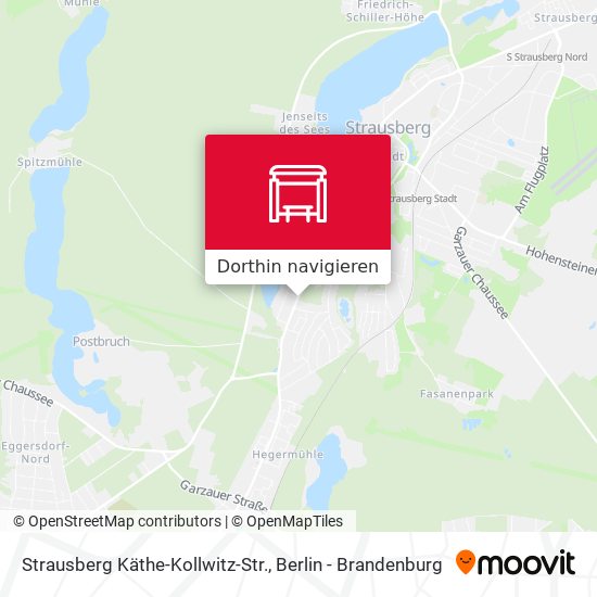 Strausberg Käthe-Kollwitz-Str. Karte