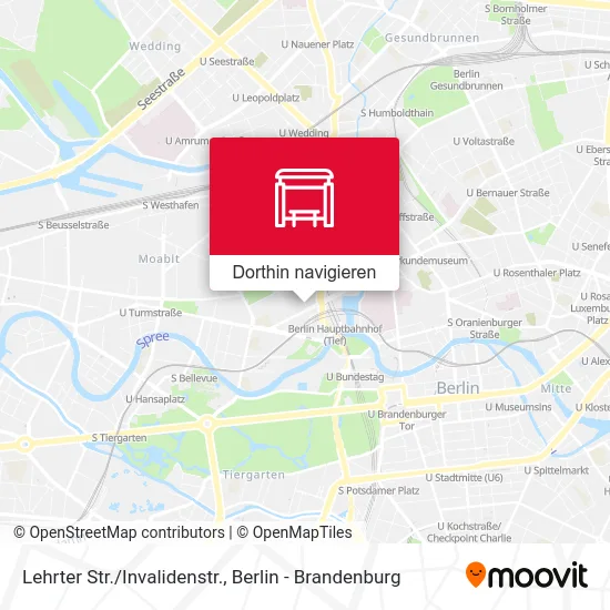 Lehrter Str./Invalidenstr. Karte