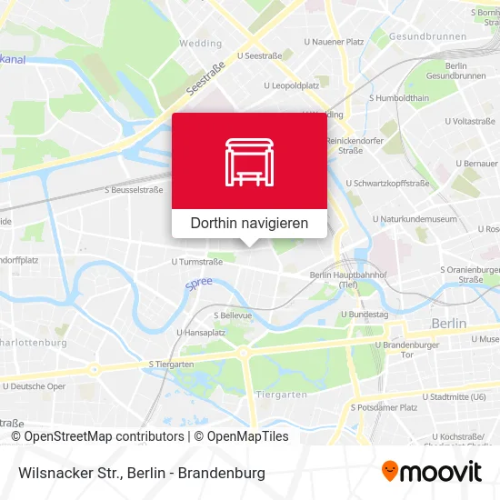 Wilsnacker Str. Karte