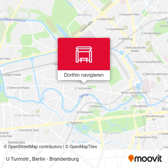 U Turmstr. Karte