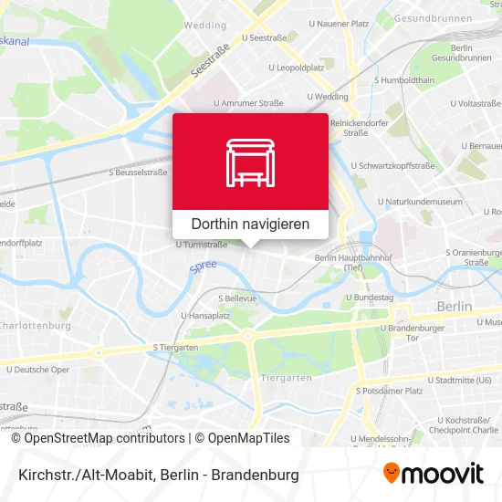 Kirchstr./Alt-Moabit Karte