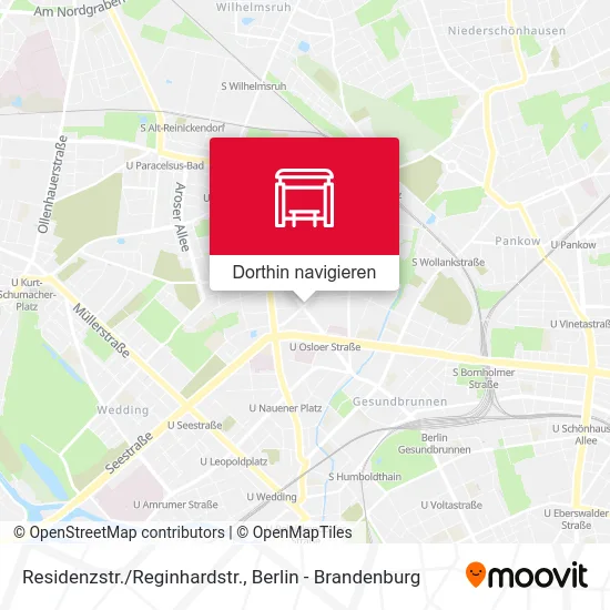 Residenzstr./Reginhardstr. Karte