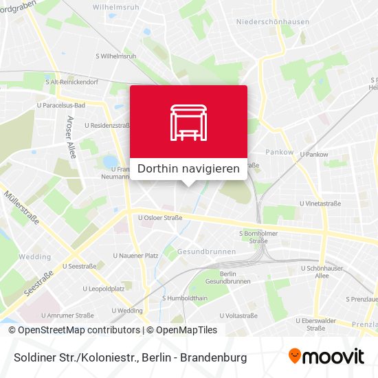 Soldiner Str./Koloniestr. Karte