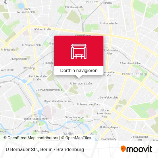 U Bernauer Str. Karte