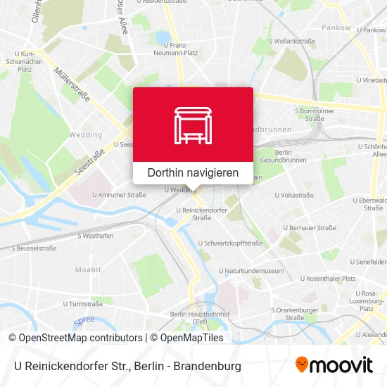 U Reinickendorfer Str. Karte