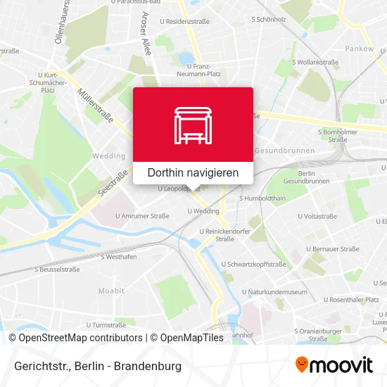 Gerichtstr. Karte