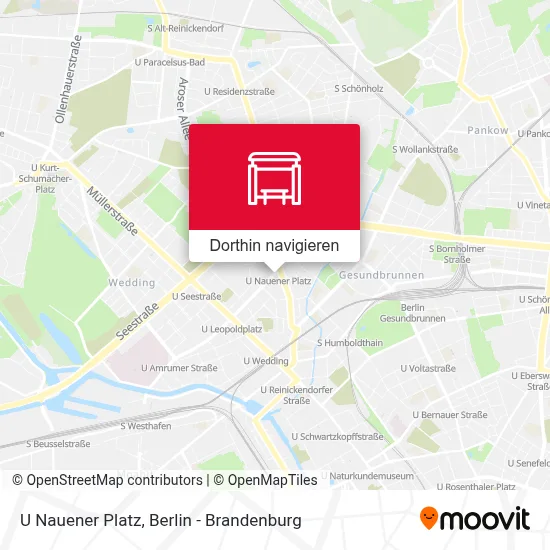 U Nauener Platz Karte